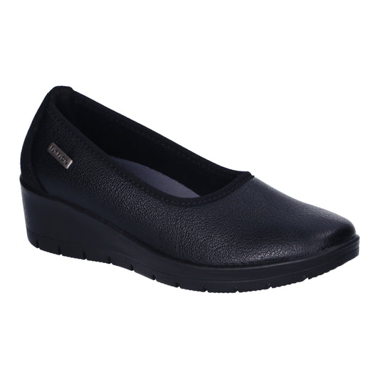 Pantoufles Comp Noires Nouvelle collection automne hiver 2025 Chaussures femmes Magasins Jeanmart Belgique Liege Grivegnee Ans Namur Eupen