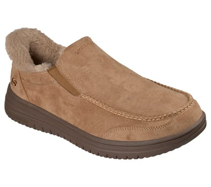 Article 205206 Camel Pantoufles Murette Scofield Camel Marque Skechers Nouvelle collection automne hiver 2025 Magasins Belgique Liège Grivegnée Ans Namur Eupen