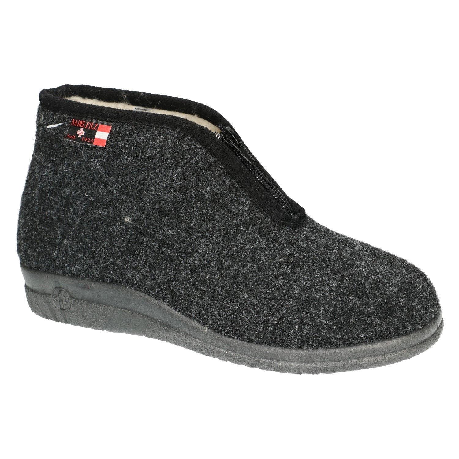 Pantoufles Filz Grises Nouvelle collection automne hiver 2025 Magasins chaussures Jeanmart Belgique Liège Grivegnée Ans Namur Eupen