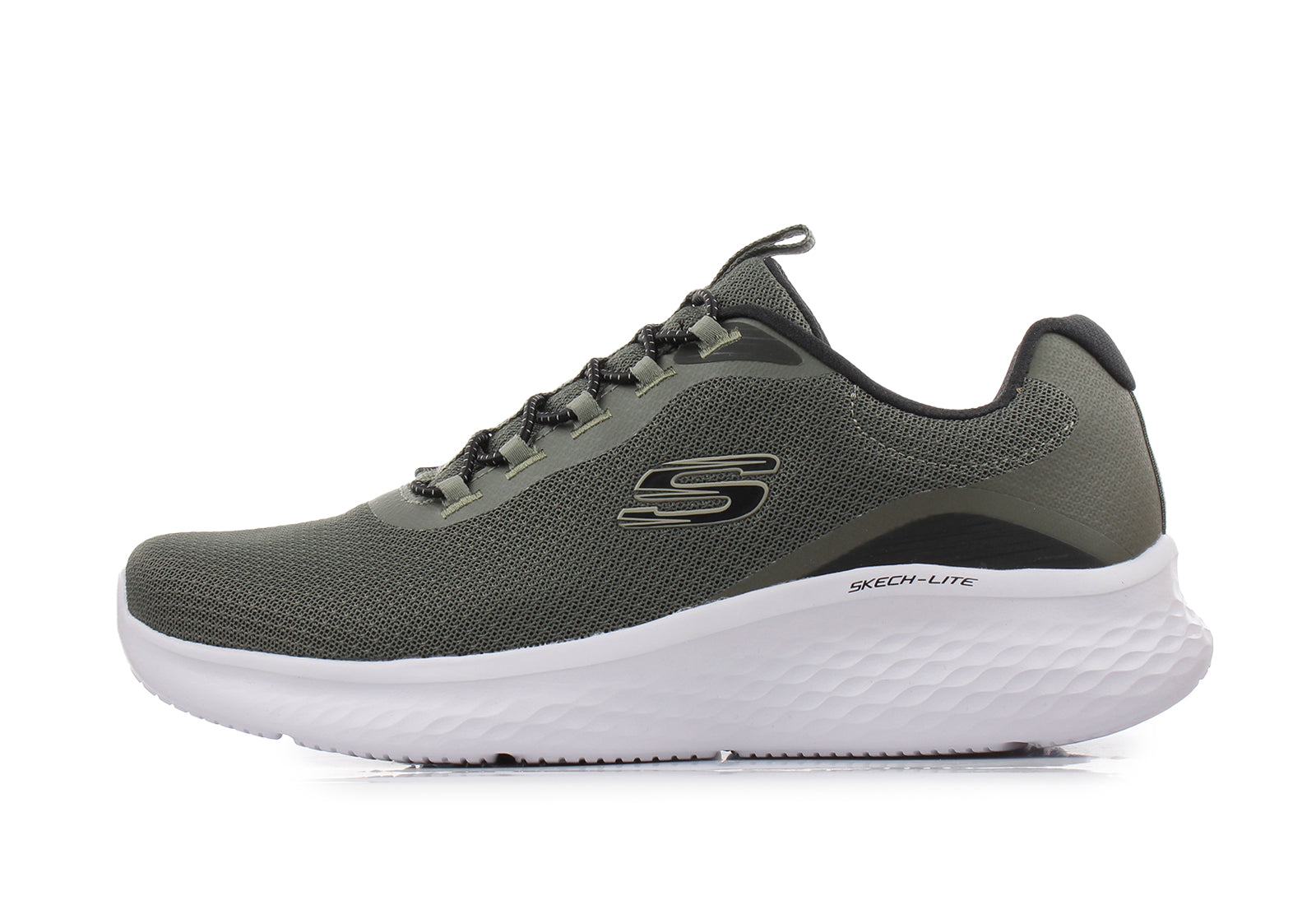 Baskets Edgeride Kaki Chaussures hommes Marque Skechers Nouvelle Collection Printemps été 2024 Magasins Chaussures Belgique Liège Grivegnée Ans Namur