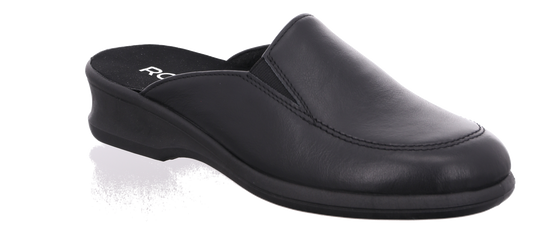 Pantoufles Berg Noires article 2508 Chaussures femmes Marque Rohde Nouvelle Collection Automne/Hiver 2026 Magasins Jeanmart Belgique Liège Grivegnée Ans Namur Eupen