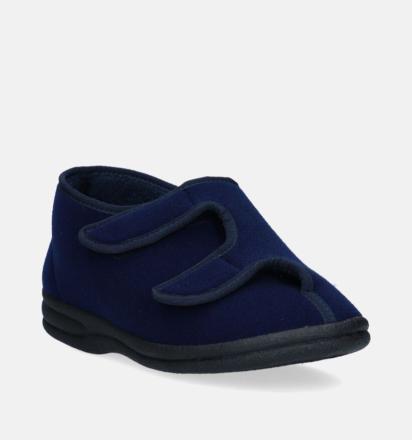 Blauwe hommelslippers