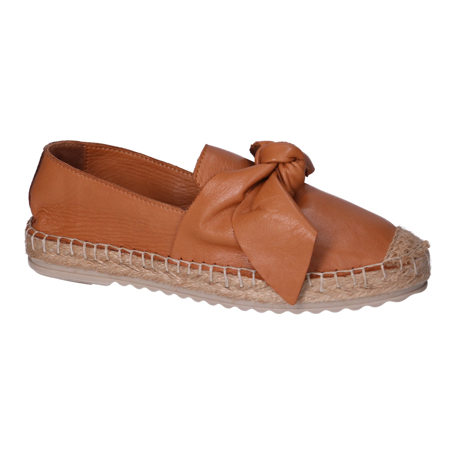 Espadrilles Noeud Camel Belizia Femmes Belgique Liège