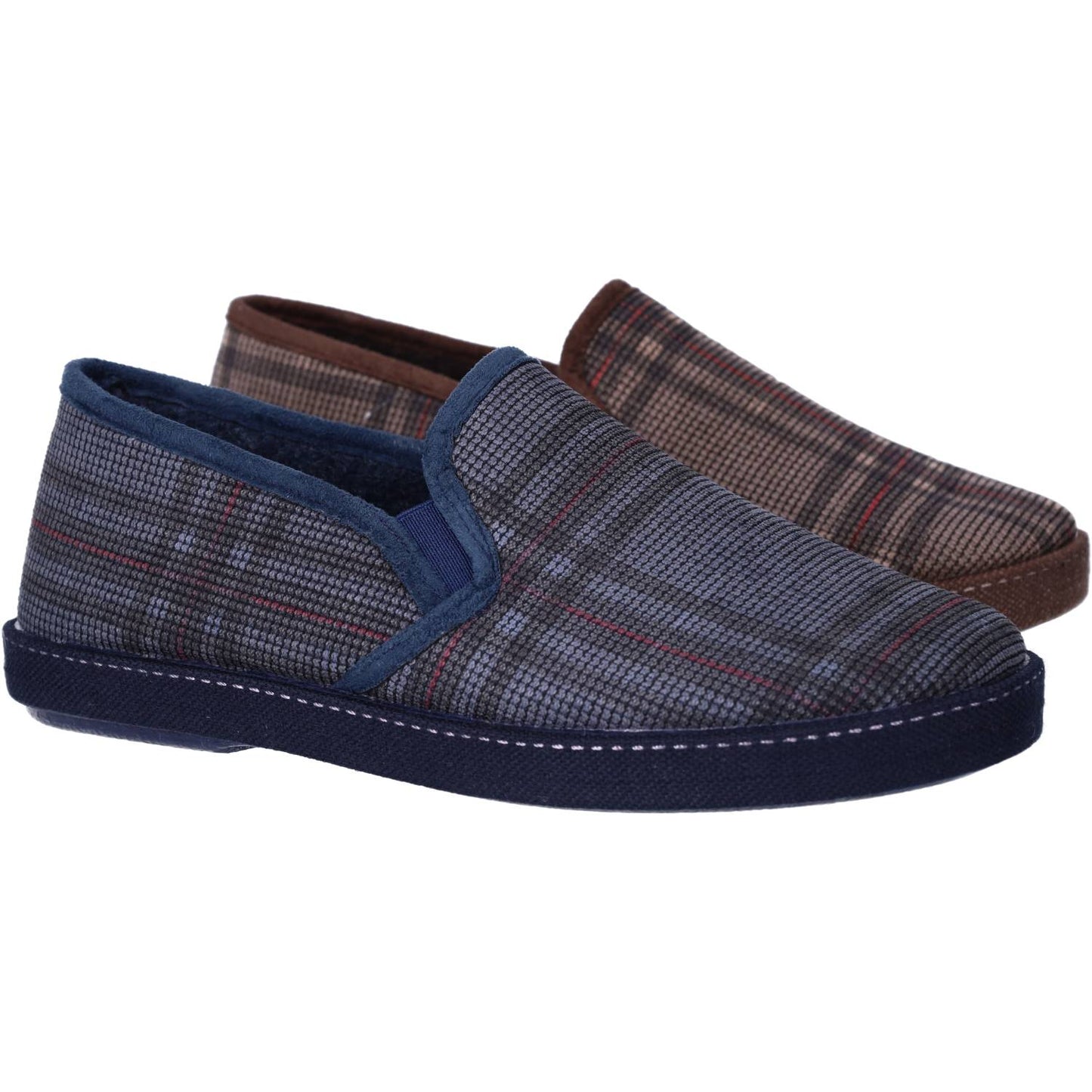 Article 434528 Pantoufles Larvik Bleues Nouvelle collection automne hiver 2025 Magasins chaussures Jeanmart Belgique Liège Grivegnée Ans Namur Eupen