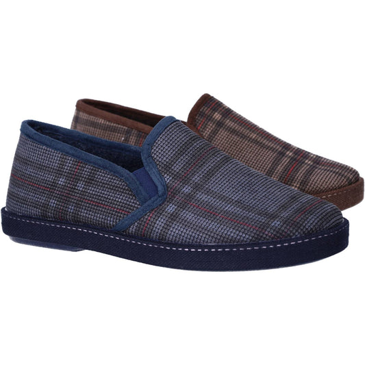 Article 434528 Pantoufles Larvik Bleues Nouvelle collection automne hiver 2025 Magasins chaussures Jeanmart Belgique Liège Grivegnée Ans Namur Eupen