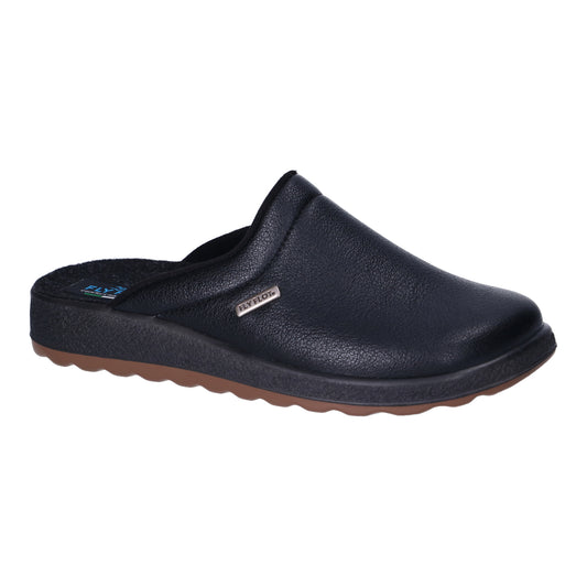 Mules Finmark Noires article 52719 pantoufles hommes Nouvelle collection automne hiver 2025 Magasins chaussures Jeanmart Belgique Liège Grivegnée Ans Namur Eupen