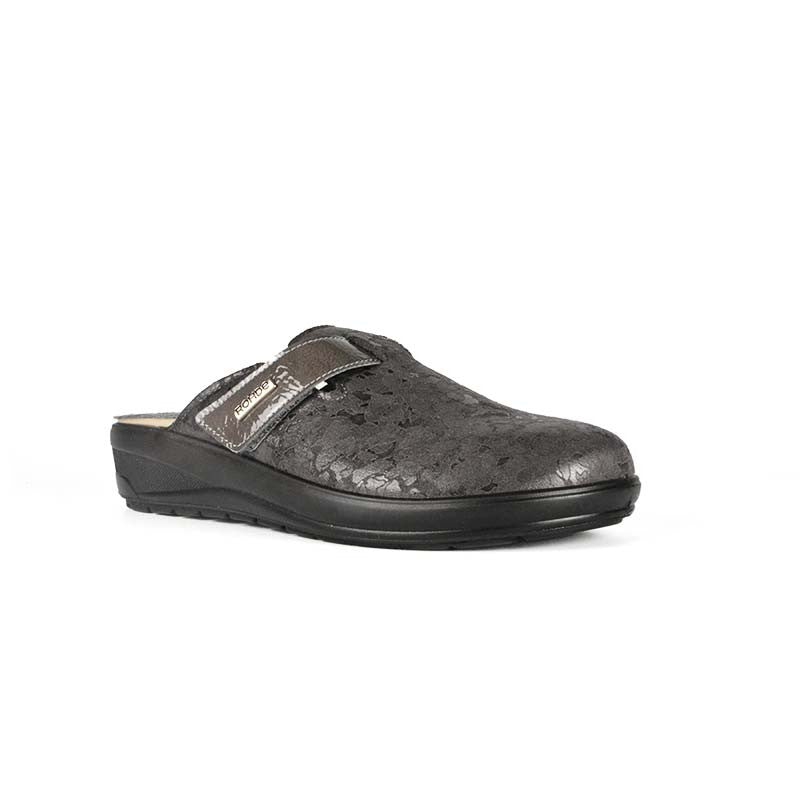 Pantoufles Catania Grises Chaussures femmes Marque Rohde Nouvelle Collection Automne Hiver 2025 Magasins Chaussures Belgique Liège Grivegnée Ans Namur