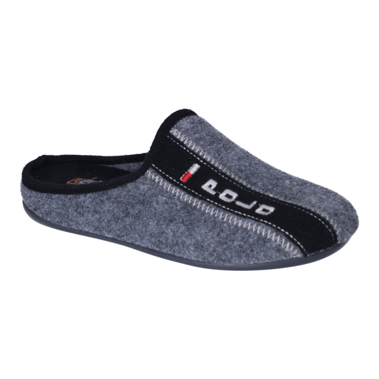 Mules Polo Grises article 67700359 pantoufles hommes Nouvelle collection automne hiver 2025 Magasins chaussures Jeanmart Belgique Liège Grivegnée Ans Namur Eupen