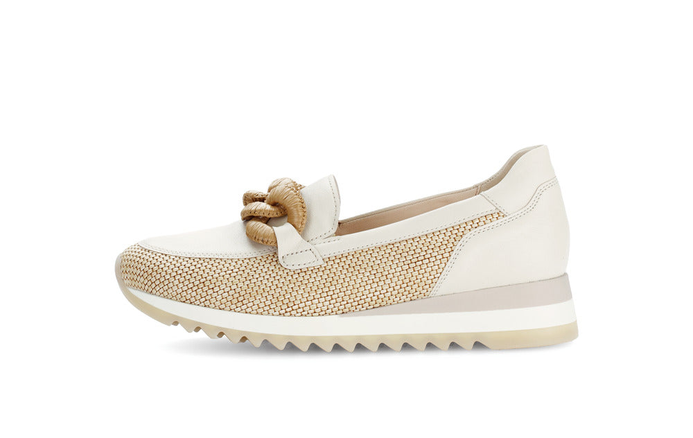 Mocassins Argos Beiges articlez 83.471.40 Marque Gabor Nouvelle collection printemps été 2026 magasins chaussures Jeanmart Belgique Liège Grivegnée Ans Namur Eupen multimarques conseil confort cuir orthopédique