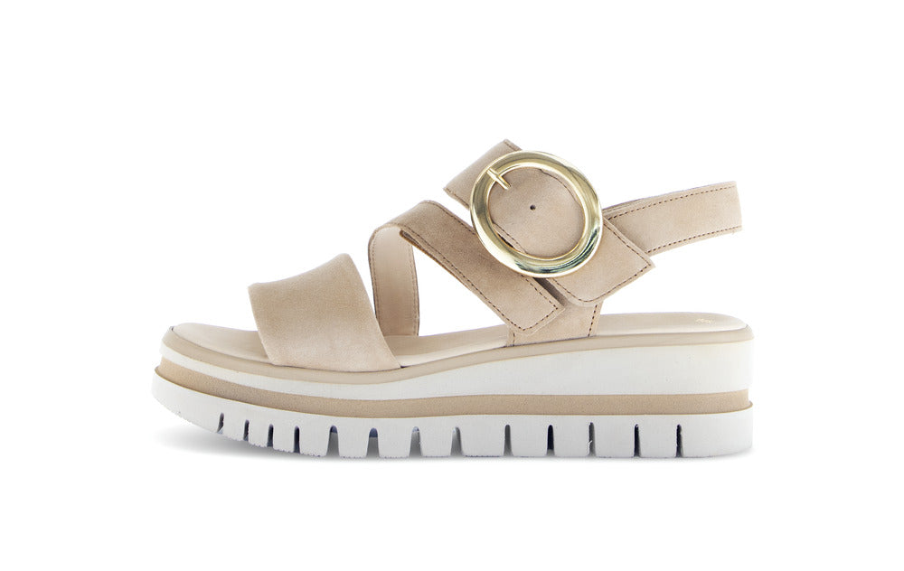 Sandales Cabo Beiges Article 64.627.14 Chaussures femmes Gabor Nouvelle Collection Printemps/été 2026 Chaussures Jeanmart Magasins Belgique Liege Grivegnée Ans Namur