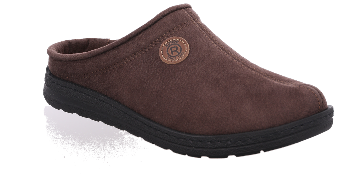 Mules Sess Brunes article 7144 Chaussures hommes Marque Rohde Nouvelle Collection Automne/Hiver 2026 Magasins Jeanmart Belgique Liège Grivegnée Ans Namur Eupen