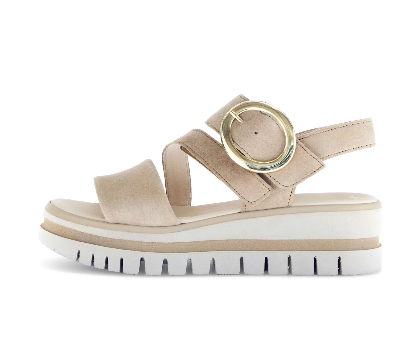 Sandales Cabo Beiges Article 64.627.14 Chaussures femmes Gabor Nouvelle Collection Printemps/été 2025 Chaussures Jeanmart Magasins Belgique Liege Grivegnée Ans Namur