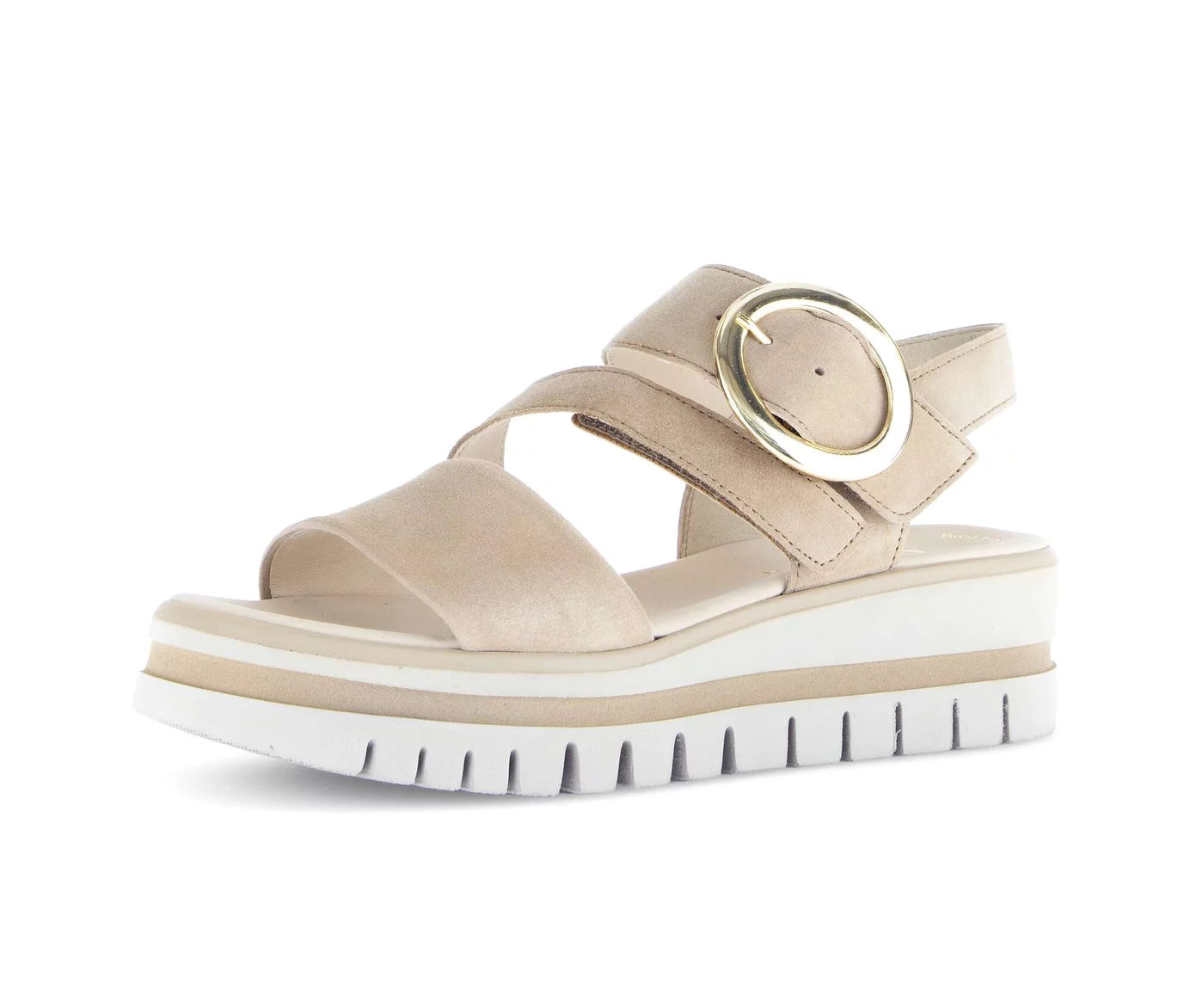 Sandales Cabo Beiges Article 64.627.14 Chaussures femmes Gabor Nouvelle Collection Printemps/été 2025 Chaussures Jeanmart Magasins Belgique Liege Grivegnée Ans Namur