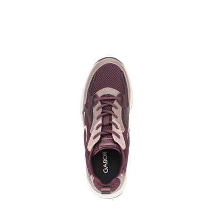Baskets Mesh Bordeaux