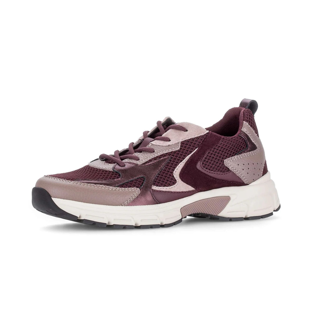 Baskets Mesh Bordeaux article 6005.01.005 Chaussures femmes Marque Gabor Nouvelle collection automne hiver 2026 Magasins Belgique Liège Grivegnée Ans Namur Eupen
