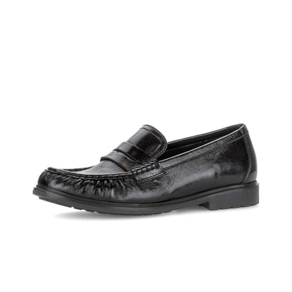 Mocassins Royal Noirs article 4009.01.001  Chaussures femmes marque Gabor Nouvelle collection automne/hiver 2026 Magasins Jeanmart Belgique Liège Grivegnée Ans Namur Eupen
