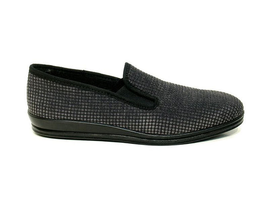 Pantoufles Karo Grises Chaussures hommes Marque Rohde Nouvelle Collection Automne Hiver 2025 Magasins Chaussures Belgique Liège Grivegnée Ans Namur