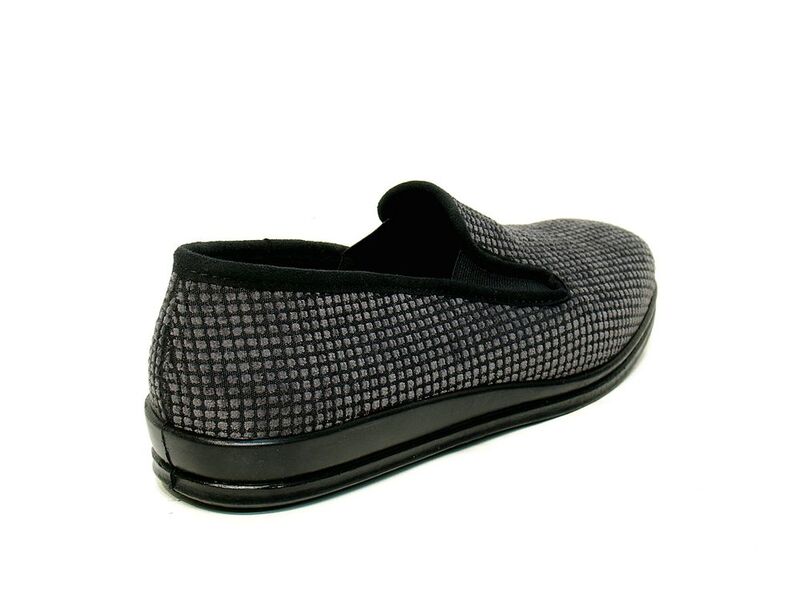 Pantoufles Karo Grises