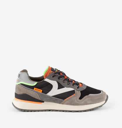 Baskets Leggera Noires Combinées Chaussures hommes Marque Victoria Nouvelle collection Automne Hiver 2024 Magasins Chaussures Jeanmart Belgique Liege Grivegnée Ans Namur