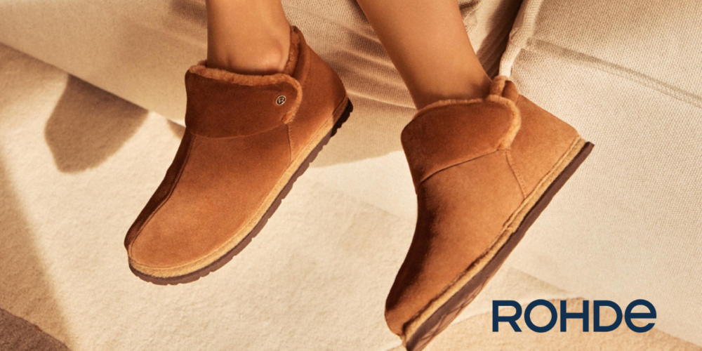 Nouvelle collection pantoufles femmes et hommes Rohde Automne Hiver 2023