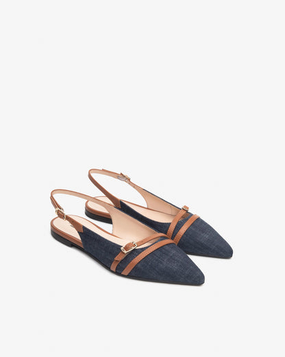 Grecia Blauwe Ballerina's