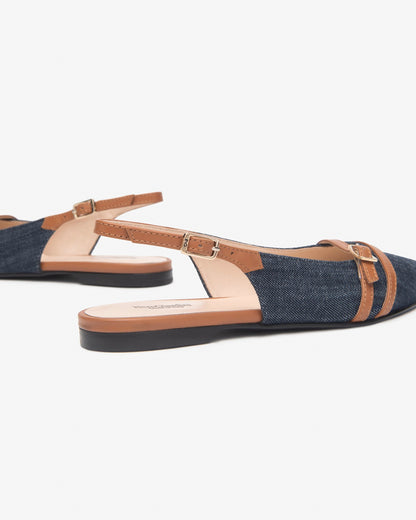 Grecia Blauwe Ballerina's