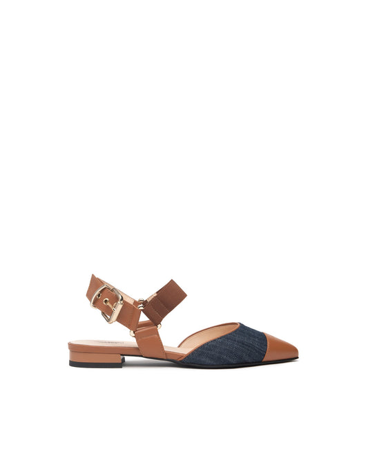 Ballerines Jaco Bleues Article 512370 Marque Italie NeroGiardini Chaussures Cuir Femmes Magasins France Nouvelle Collection Printemps été 2025