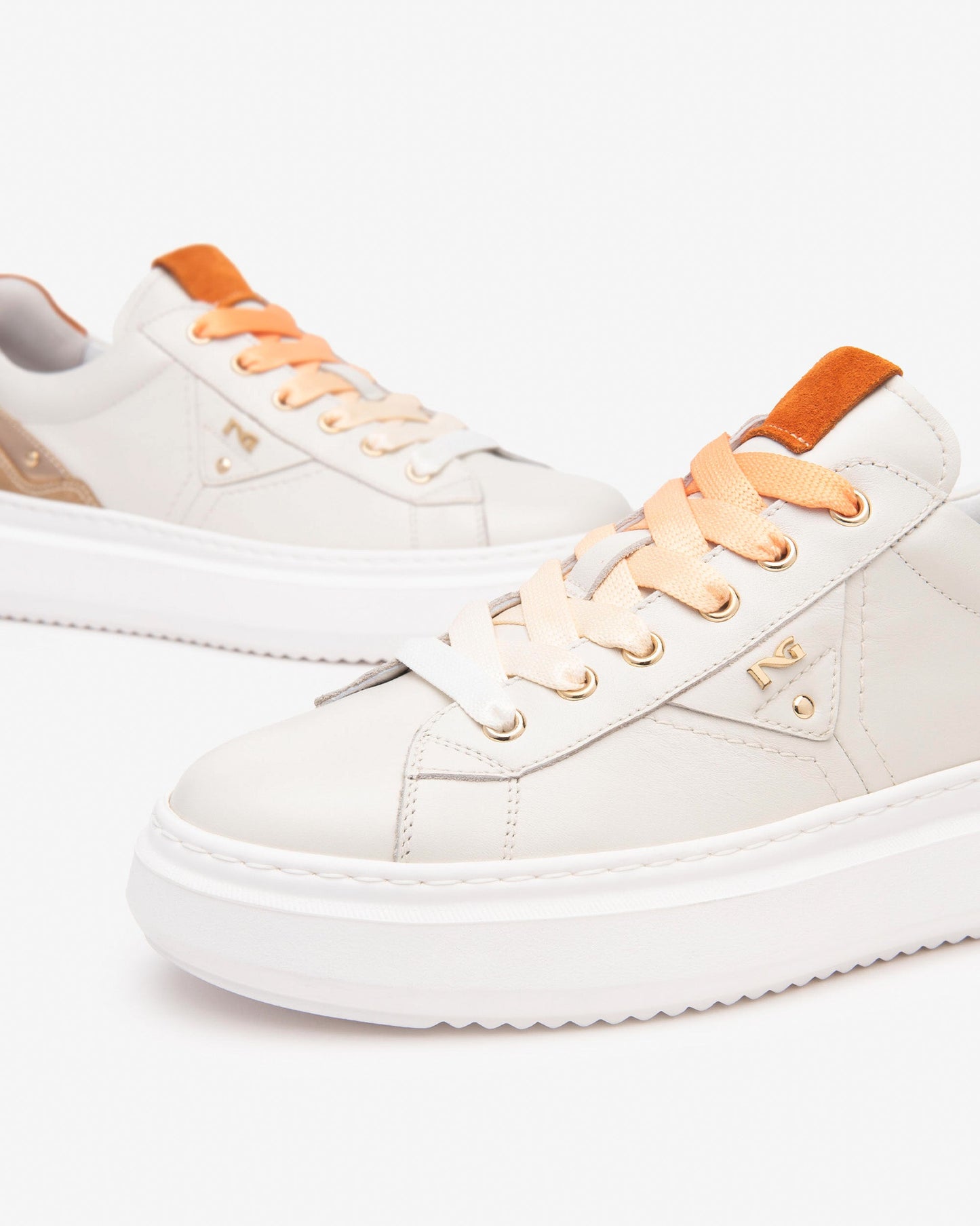 Witte Poaz-sneakers