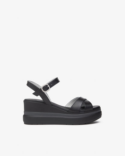 Sandales Paso Noires Article 513510 Marque Italie NeroGiardini Chaussures Cuir Femmes Magasins France Nouvelle Collection Printemps été 2025