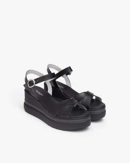 Zwarte Paso sandalen