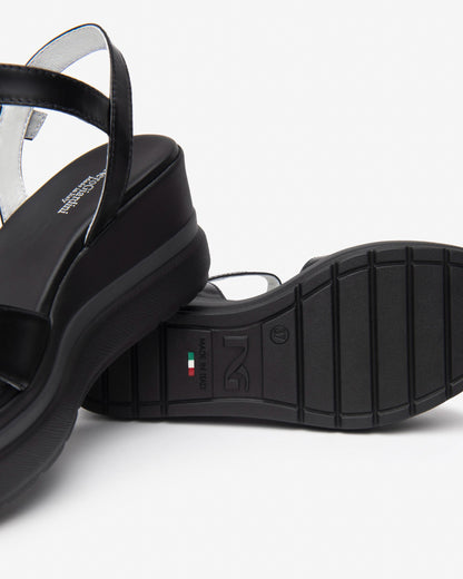 Zwarte Paso sandalen