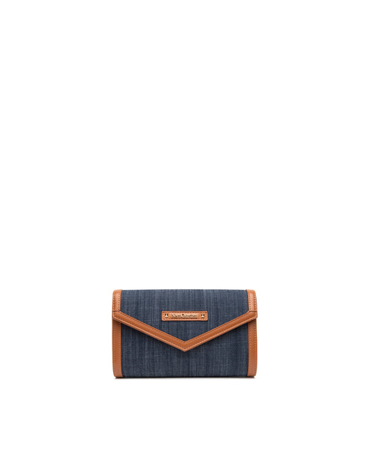 Sac Enveloppe Bleu Article 543905 Marque Italie NeroGiardini Sac Cuir Femmes Magasins France Nouvelle Collection Printemps été 2025