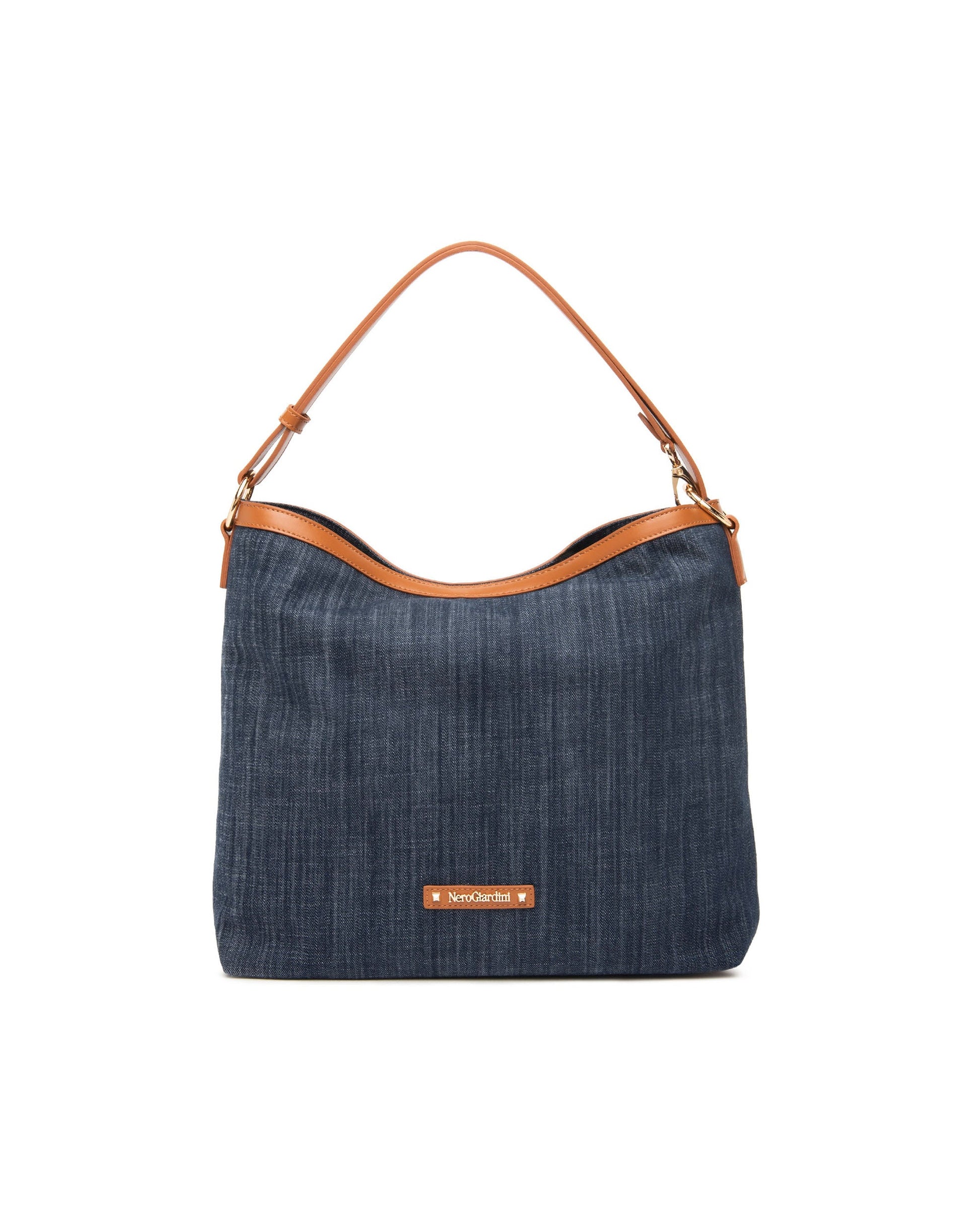Sac Pochon Bleu Article 543906 Marque Italie NeroGiardini Sac Cuir Femmes Magasins France Nouvelle Collection Printemps été 2025