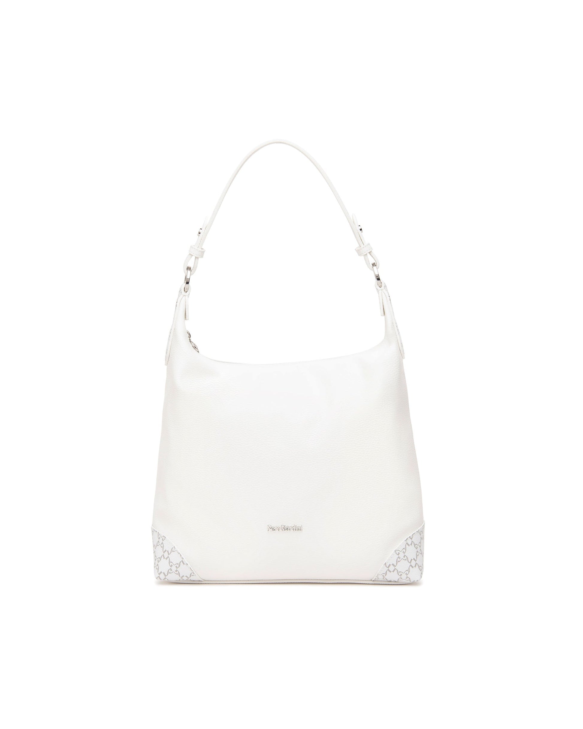 Sac Tote Blanc Article 543952 Marque Italie NeroGiardini Sac Cuir Femmes Magasins France Nouvelle Collection Printemps été 2025