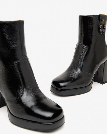 Schwarze Limettier-Stiefel