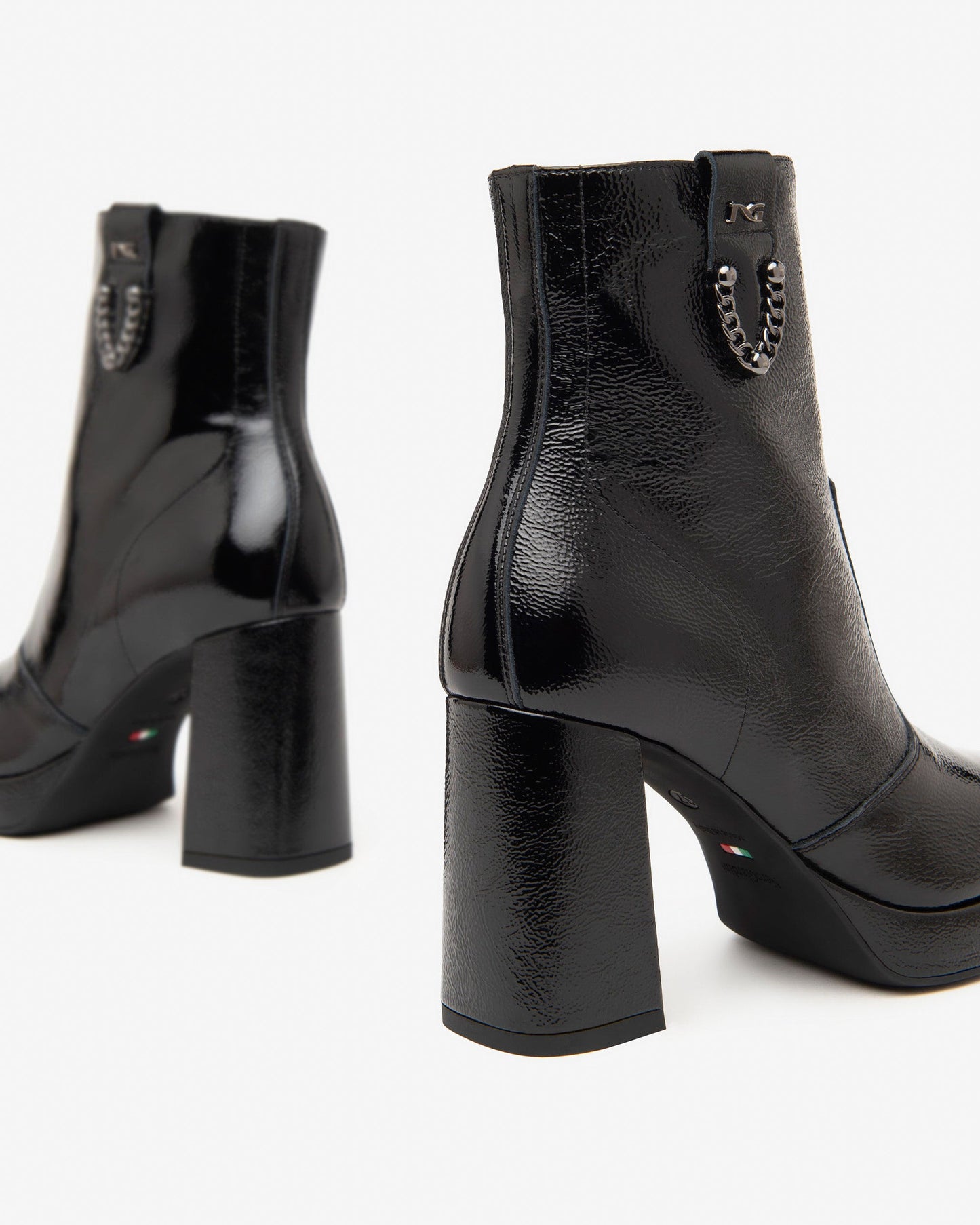 Schwarze Limettier-Stiefel