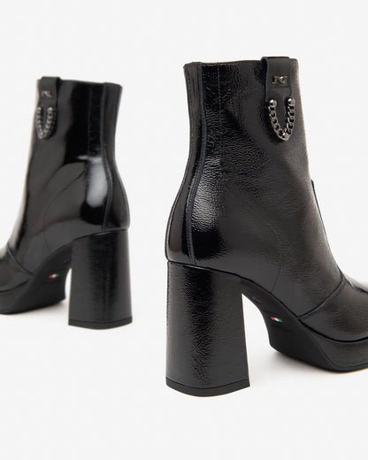 Schwarze Limettier-Stiefel