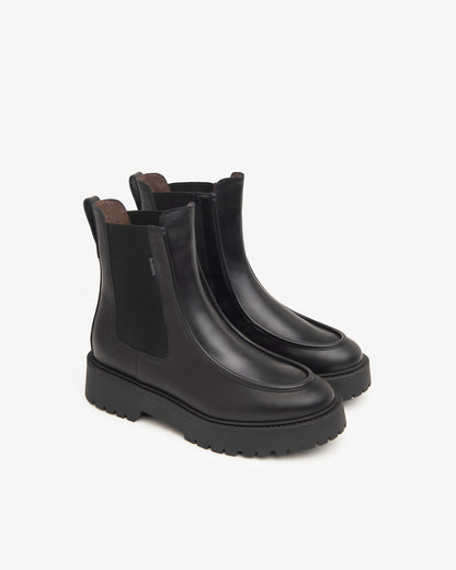Schwarze Pacanier-Stiefel