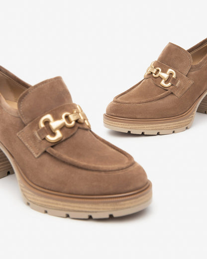 Mokassins „Carica“ in Taupe