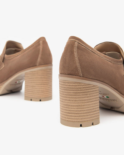 Mokassins „Carica“ in Taupe