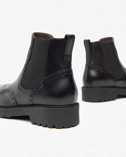 Schwarze Persimmon-Stiefel