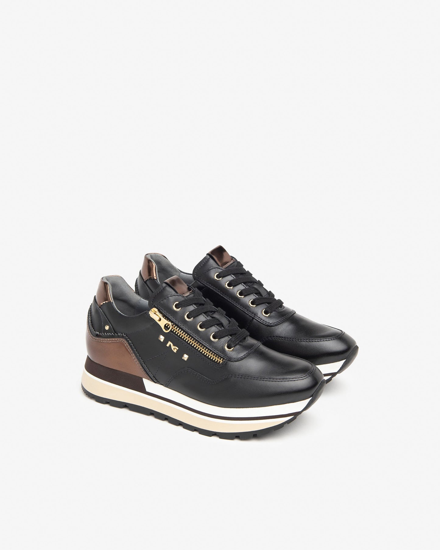 Zwarte Prunus-sneakers