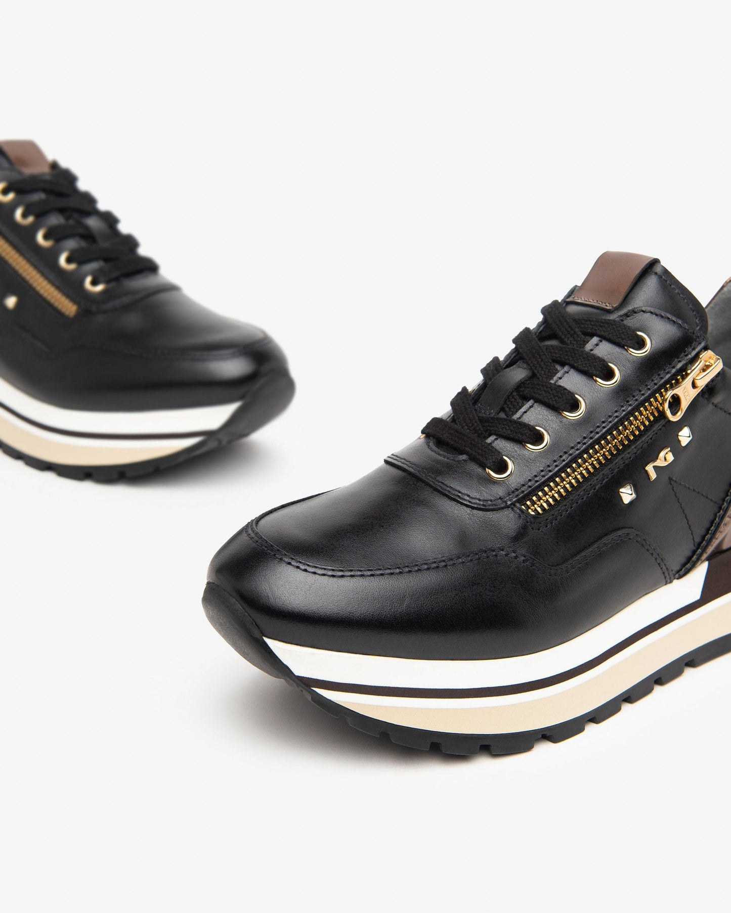 Zwarte Prunus-sneakers