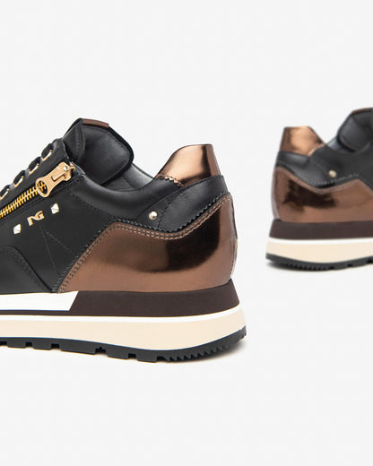 Zwarte Prunus-sneakers