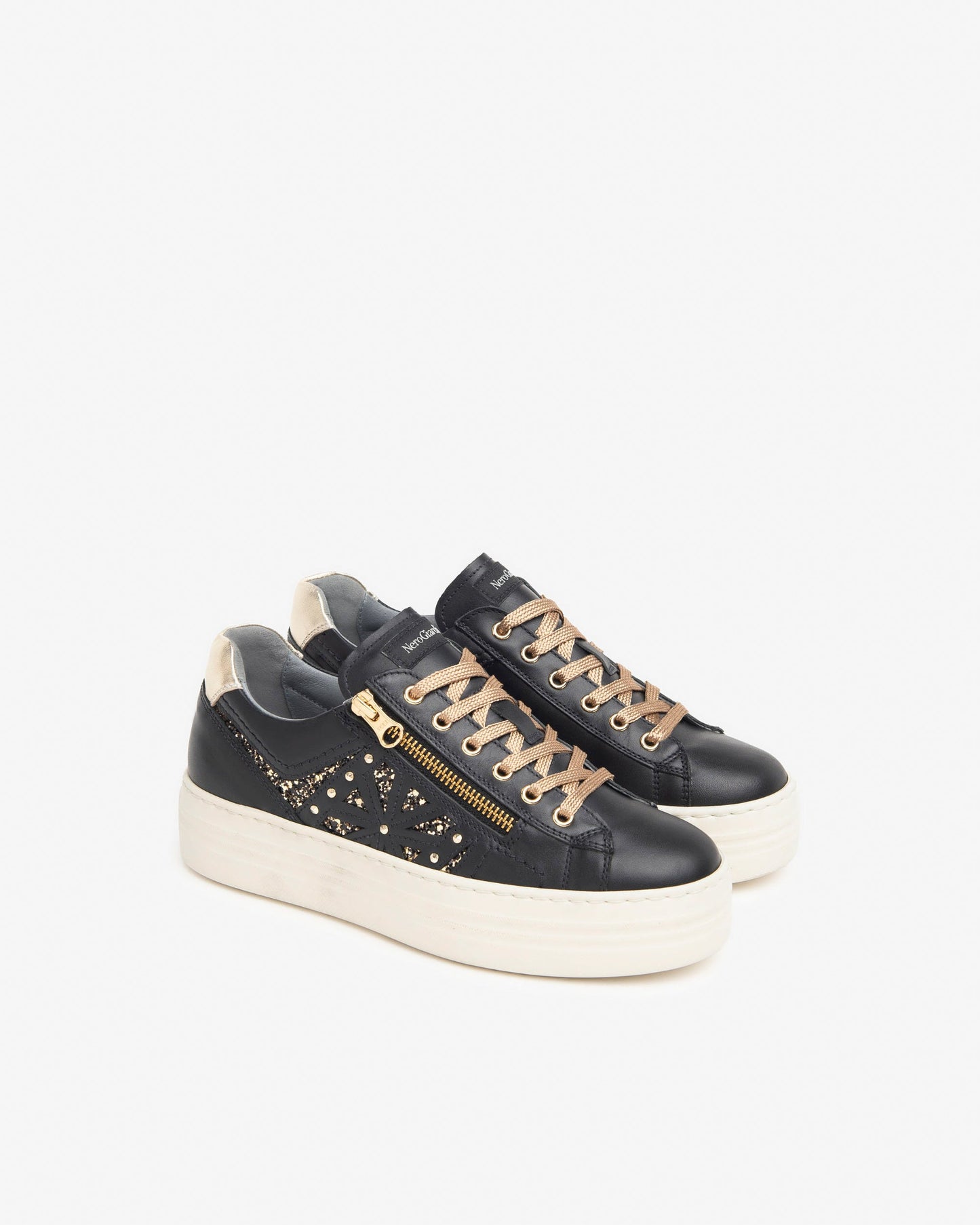 Schwarze Communis-Sneakers
