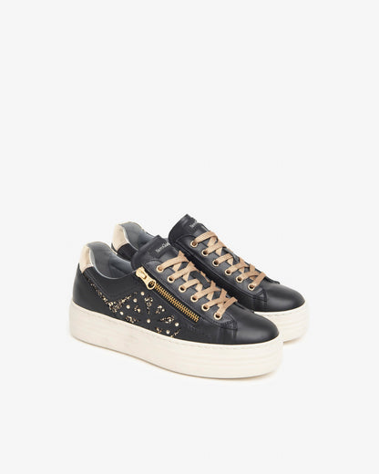Schwarze Communis-Sneakers
