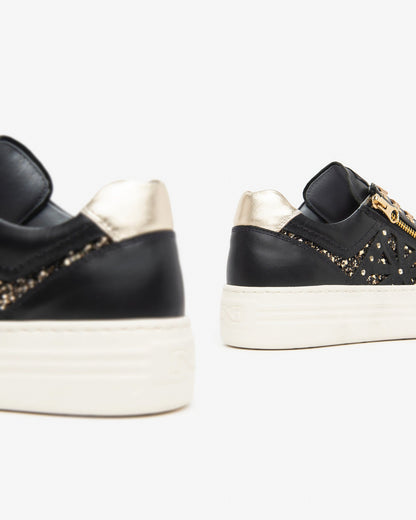 Schwarze Communis-Sneakers