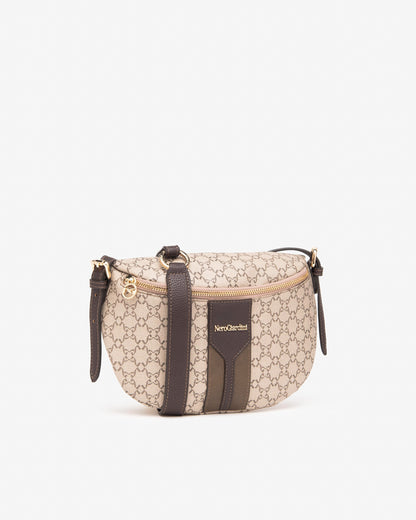 Kombinierte Gürteltasche in Beige