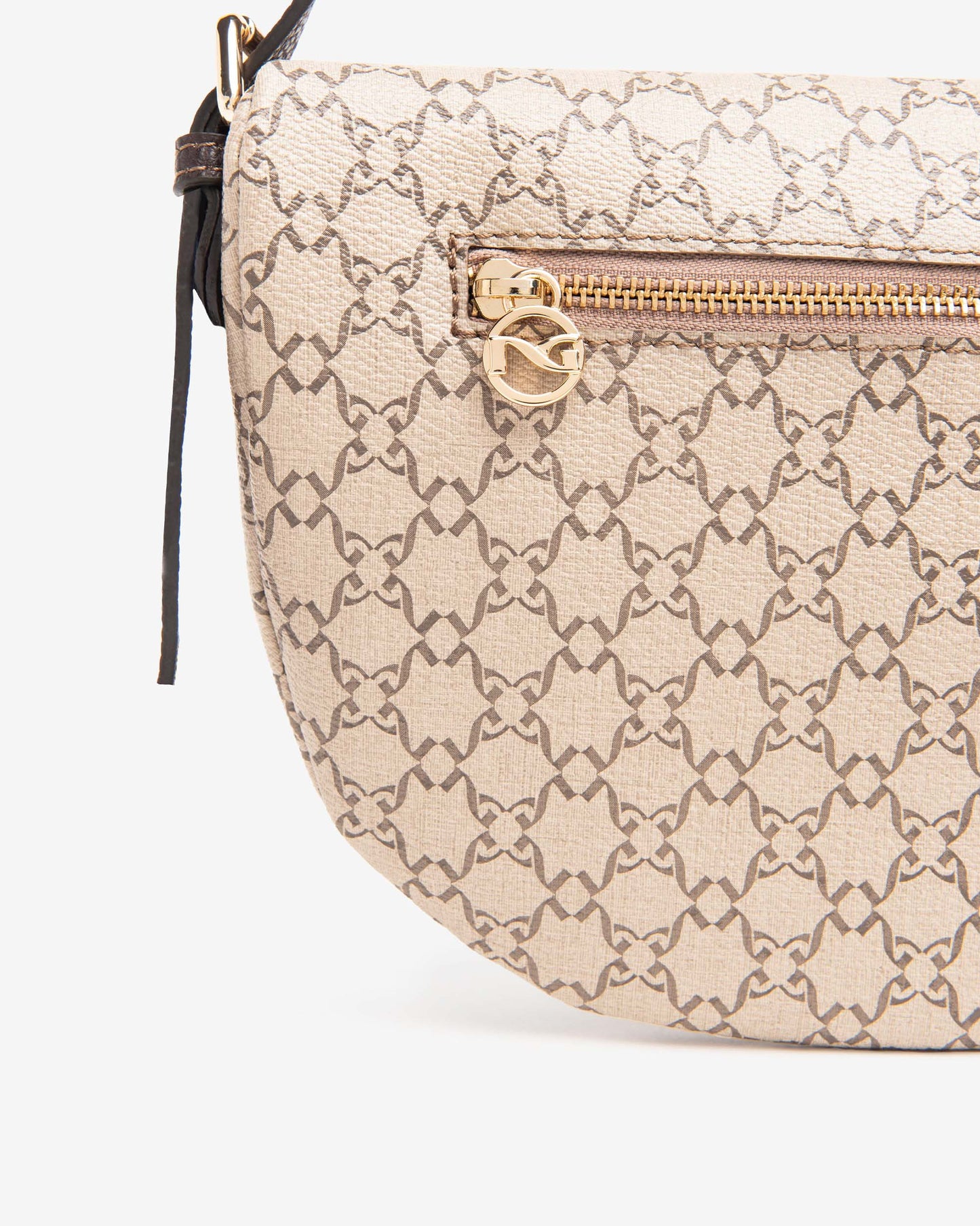 Kombinierte Gürteltasche in Beige