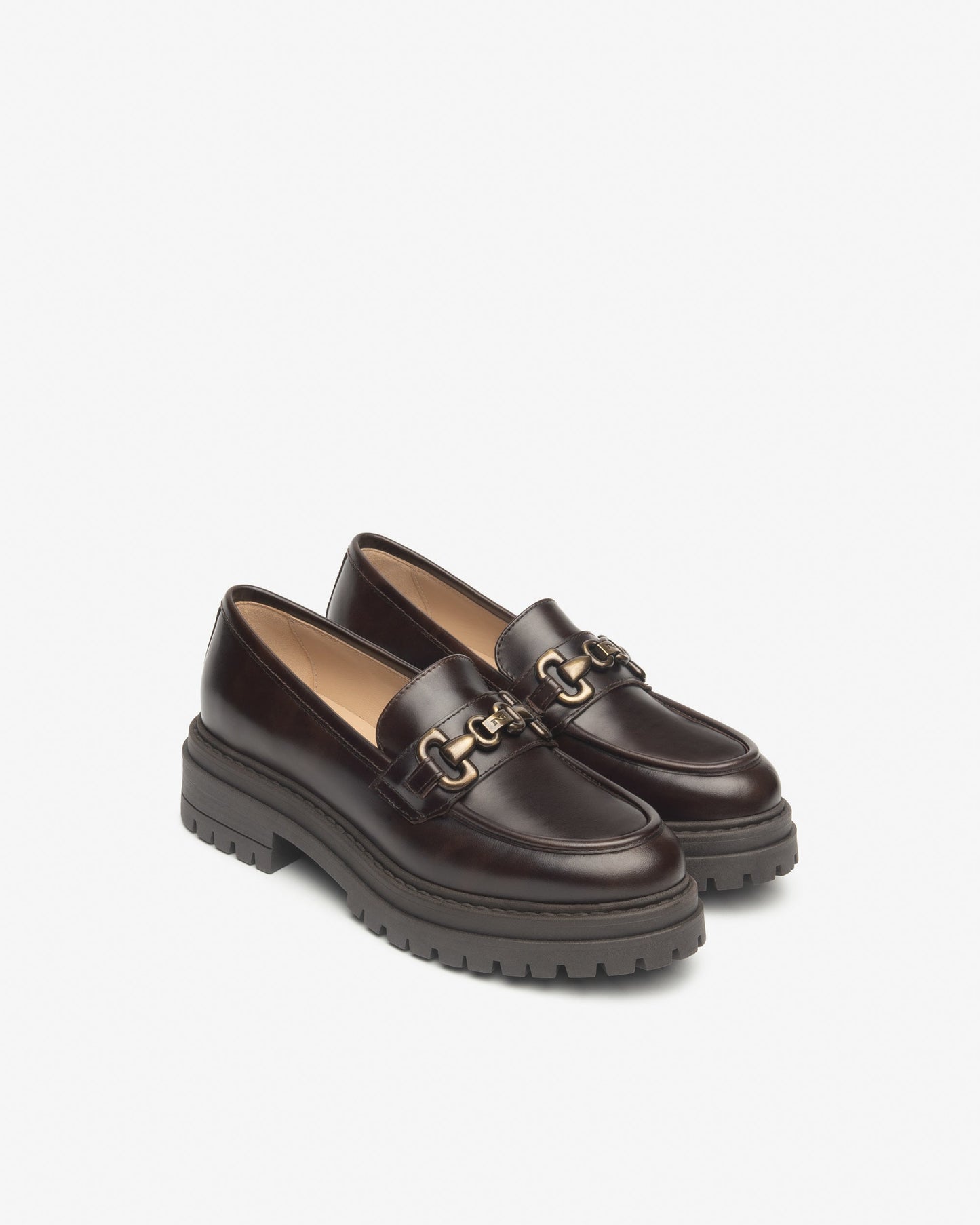 Faborg Bruine Loafers